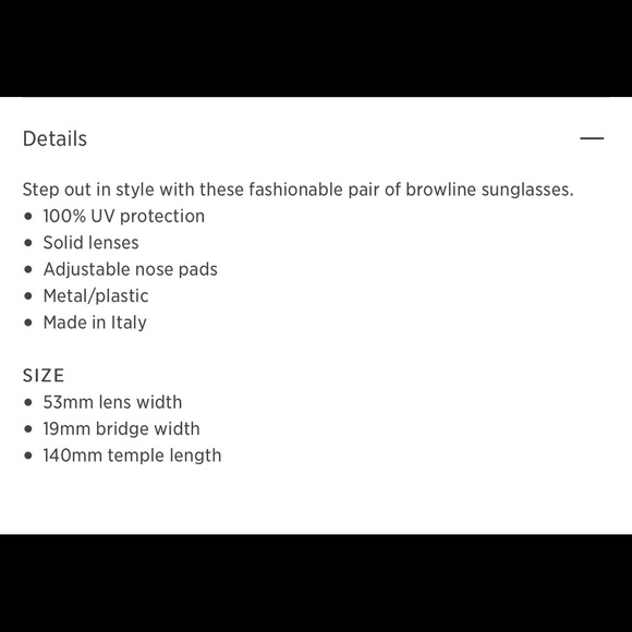 Unisex Authentic Valentino Sunglasses - with box & packaging - Picture 5 of 5